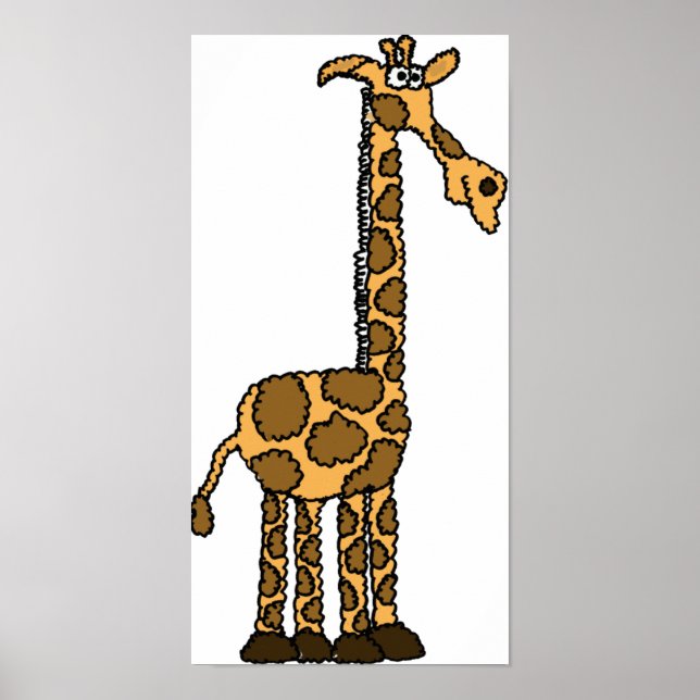AH-Funky Giraffe Poster (Framsidan)