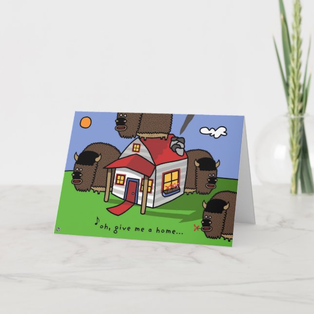 åh, ge mig ett hem... kort (Framsida)