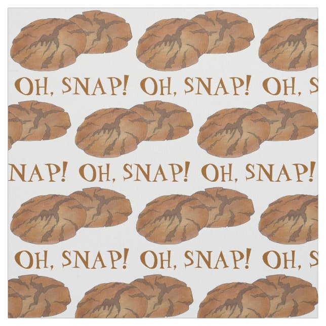 Åh (Ginger) Snap Amish PA Dutch Gingersnap Cookies Tyg (Provkarta)