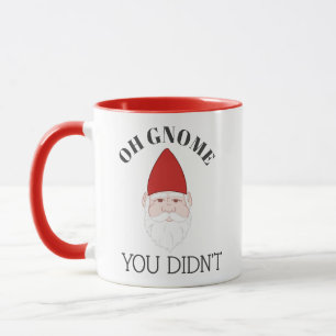 Åh, Gnome, du gjorde inte Garden Gnome Mugg