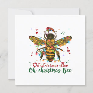 Åh God jul Bee-presenter Inbjudningar