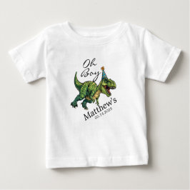 Åh, grabben! Babyskugga för spädbarn i Cute Dinosa T Shirt
