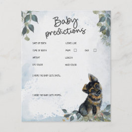 Åh, grabben! Predikationsspel för Hund Baby Shower