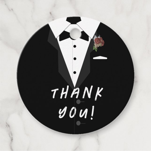 Åh, grabben! Tuxedo Gåvor Etiketter (Framsida)