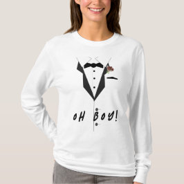 Åh, grabben! Tuxedo Thned T-Shirt