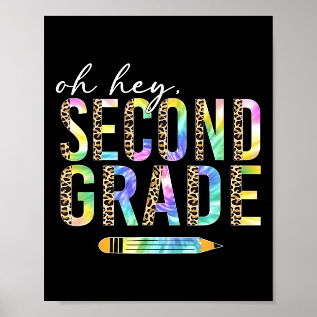 Åh hej andra klass tillbaka till skolan elev 2:a k poster (Framsidan)