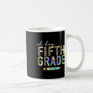 Åh hej femte klass tillbaka till skolan elever 5:e kaffemugg