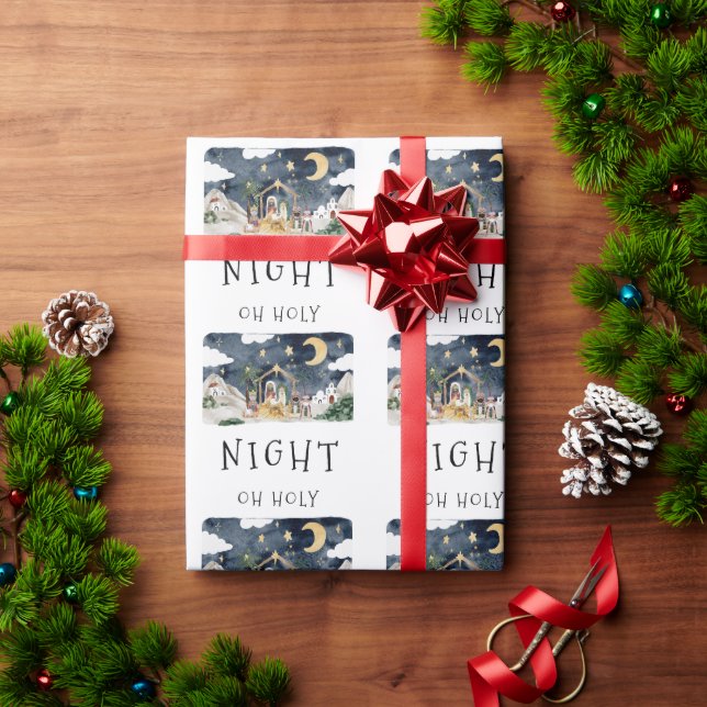 Åh Heliga Natt African American NatiatiatiT Jul Presentpapper (Julgåva)