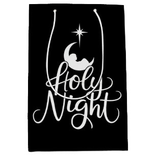 Åh Heliga Natt Familj Jul Nativity Scen Xmas