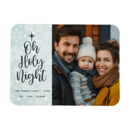 Åh Heliga Nattens Anpassningsbar Religiösa Foto ju Magnet