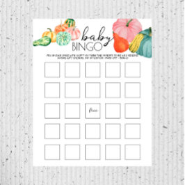 Åh, herregud! - Baby Shower Baby Bingo Game