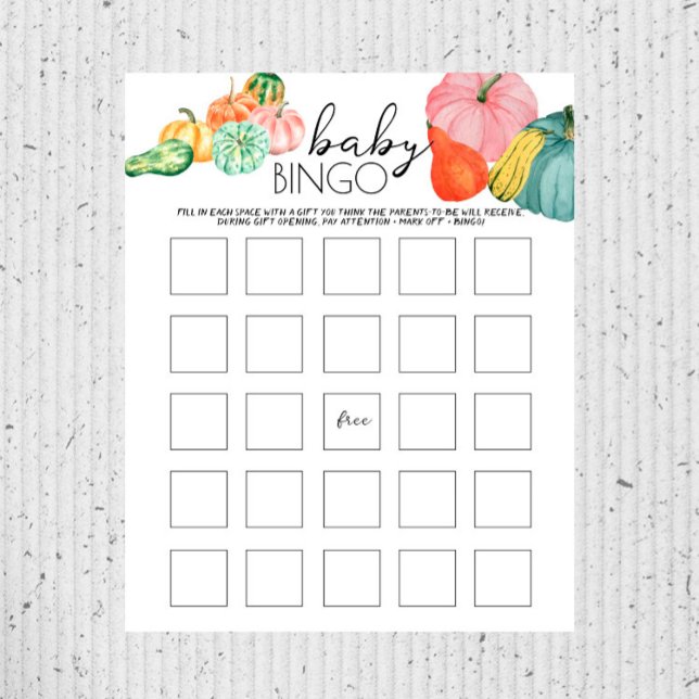 Åh, herregud! - Baby Shower Baby Bingo Game (Skapare uppladdad)