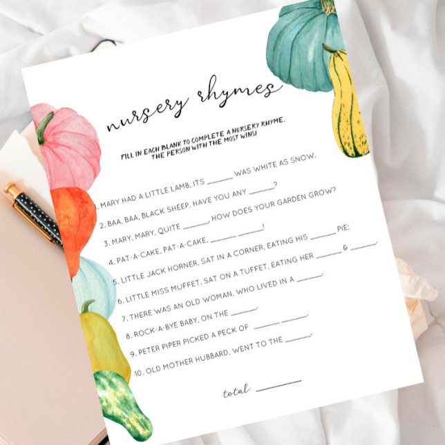 Åh, herregud! - Baby Shower Nursery Rhymes-spel (Skapare uppladdad)