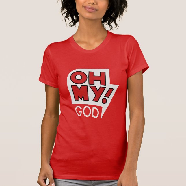Åh, herregud! Gud Tee - Awe, Pising & Stil (Framsida)