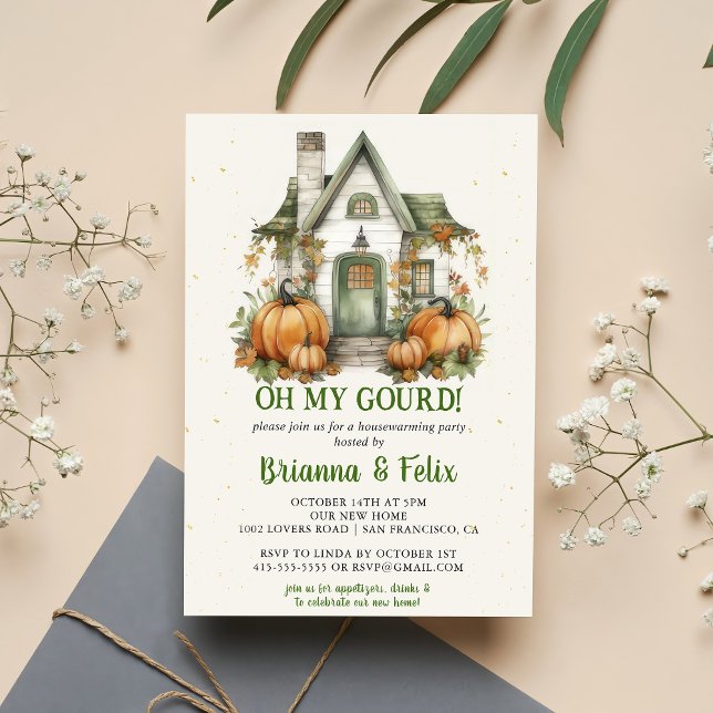 Åh, herregud! Halloween fest Inbjudningar (Skapare uppladdad)