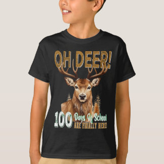 Åh hjort 100 skoldagar är här hjortjakt 1 t shirt