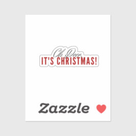 Åh Hjort, det är jul! Fäst Klistermärken