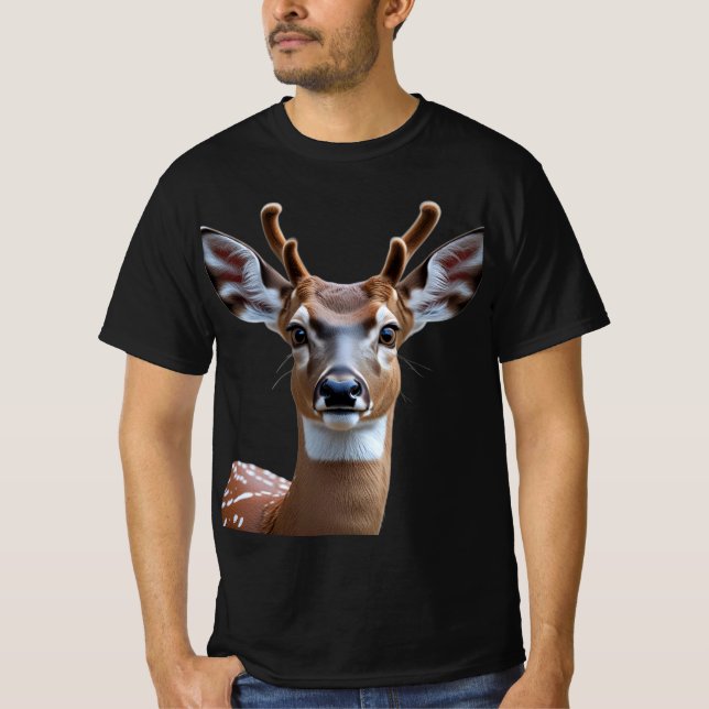 Åh, Hjort: en fin, förvånad Hjort grafik T Shirt (Framsida)