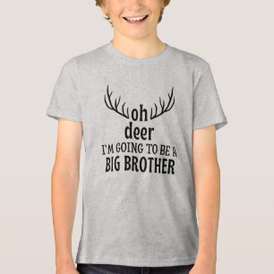 Åh, hjort, jag ska bli storebror t shirt
