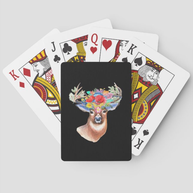 Åh hjort Modern konstnärlig stil  Casinokort (Baksidan)