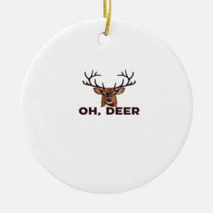 Åh hjort Modern Ren Design Ornament
