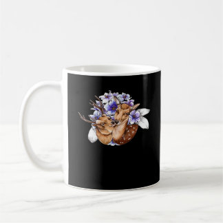 Åh Hjort Ren Minimalistisk Stil Kaffemugg
