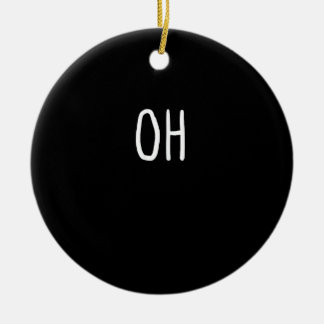 Åh hjort trendig Halloween-dekoration Julgransprydnad Keramik