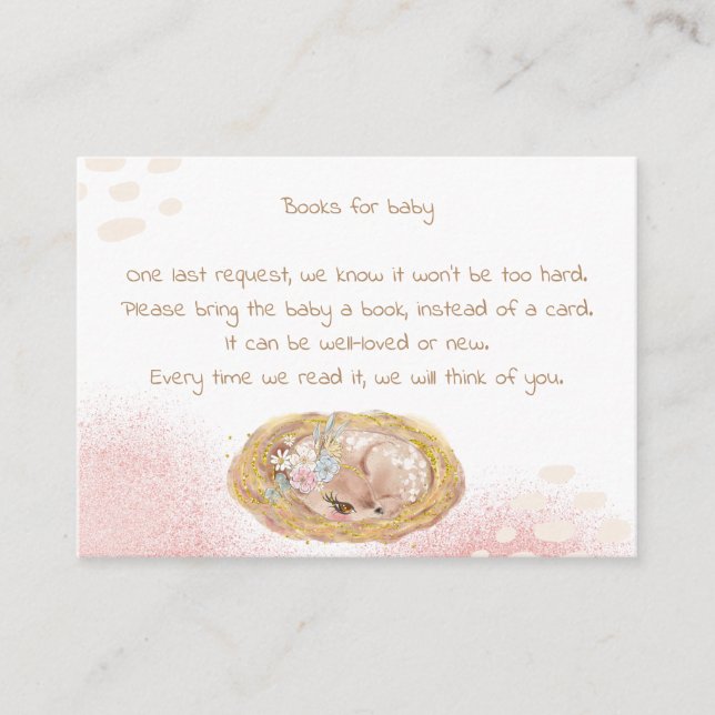 Åh Hjort, vi har en baby Tilläggskort (Framsida)