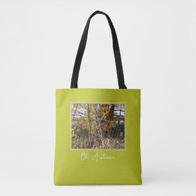 Åh! Hösten. Tote Bag Tygkasse (Framsida)