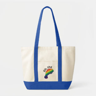 Åh, Hue Manatee Impulse Tote Tygkasse