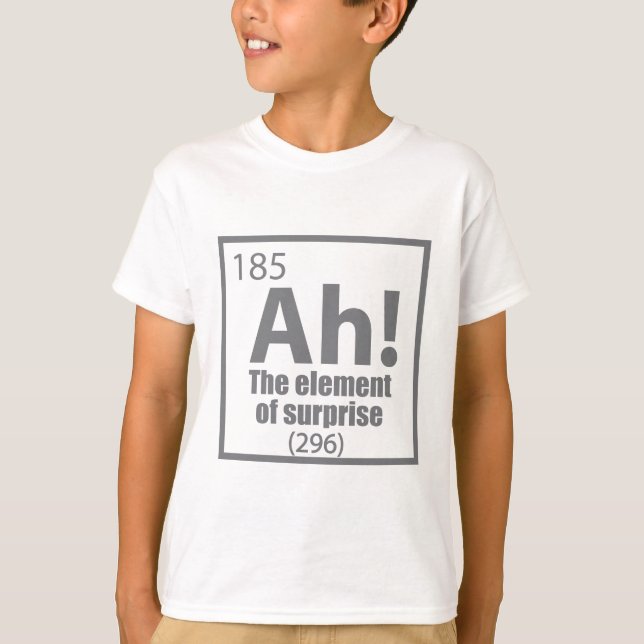 Åh! Inslag i den överraskande, nukleära Joke T Shirt (Framsida)