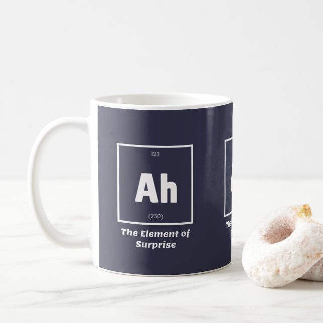 Ah Inslag of Surprise Chemistry Science Funny Kaffemugg (Med munk)