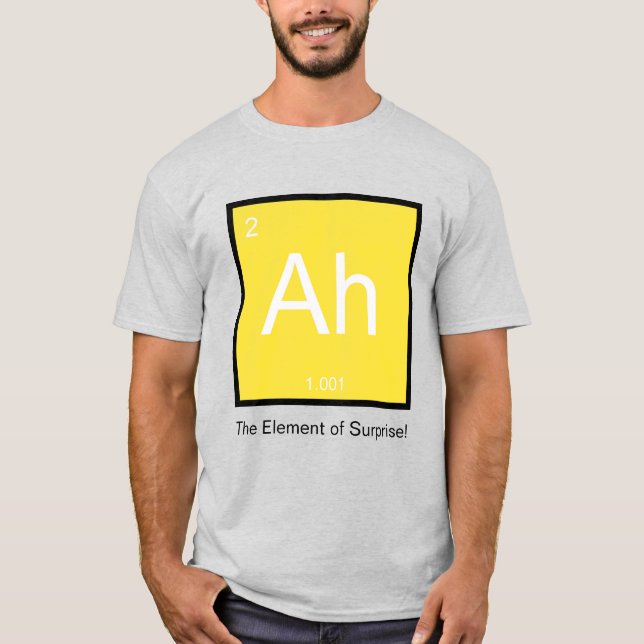 Ah, Inslagen av överraskningen - Tshirt T Shirt (Framsida)