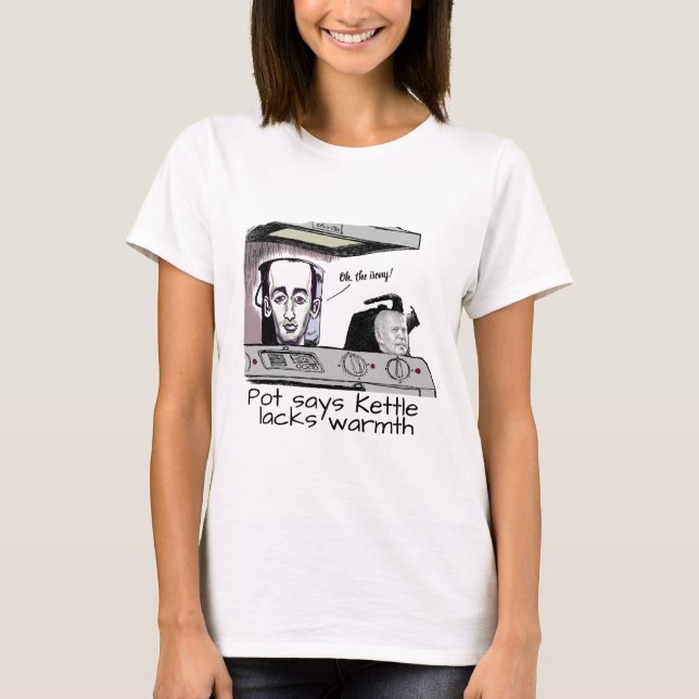 Åh, ironin! t shirt (Framsida)
