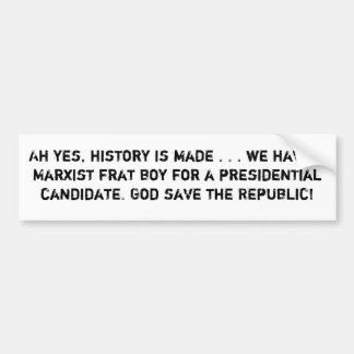 Ah ja, göras historia. vi har ett marxistiskt… bildekal
