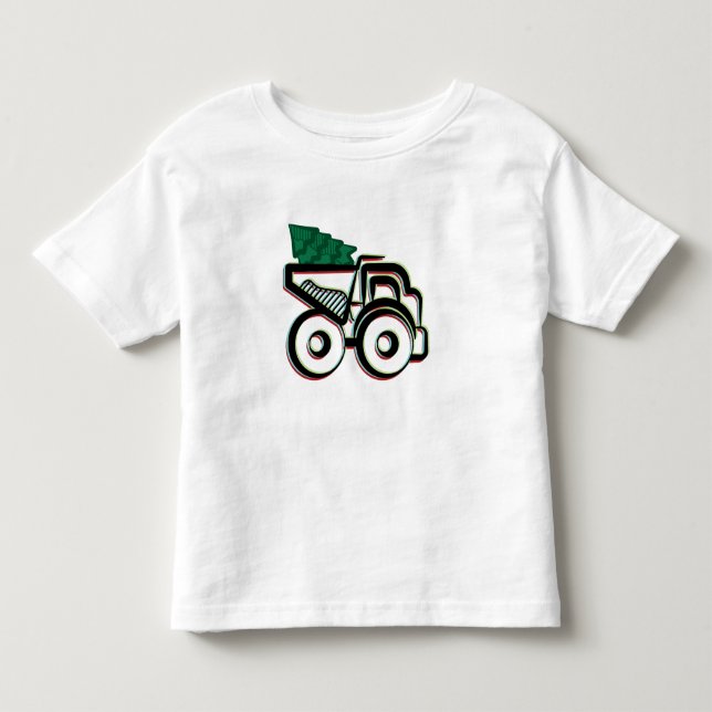 Åh jul-lastbil t shirt (Framsida)