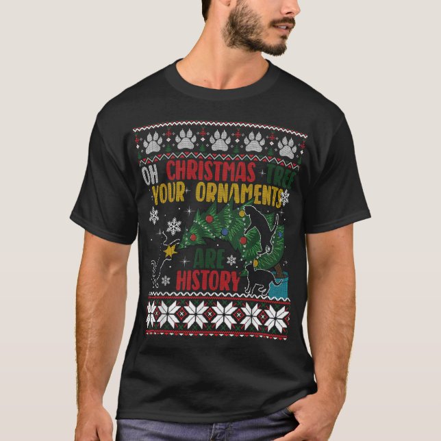 Åh, Julgran, dina prydnadsföremål är historier. T Shirt (Framsida)