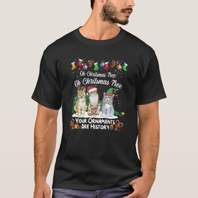 Åh, Julgran, dina prydnadsföremål är historier. T Shirt (Framsida)