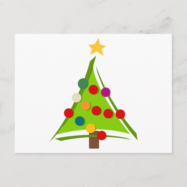 Åh Julgran Tshirts och presenter Helg Vykort (Framsida)