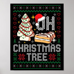 Åh julgranstårta Debbie Becky Jen Tårta Ful Poster