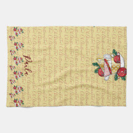 Åh, jultea! kökshandduk