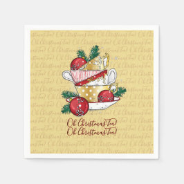 Åh, jultea! pappersservett