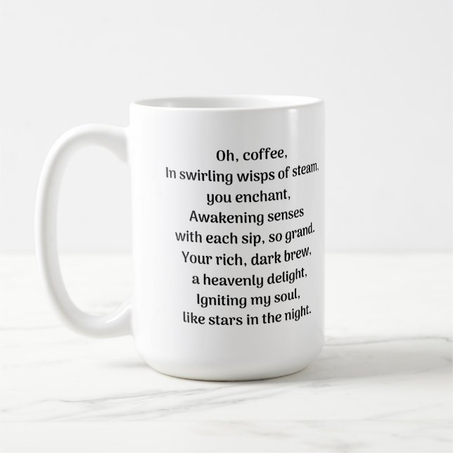 Åh kaffe, kaffemugg (Vänster)