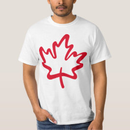 Åh, Kanada! Dag Big Red Canadain Maple Löv T Shirt