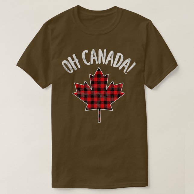 Åh, Kanada! Play Maple Löv Canadian Distress (1) T Shirt (Design framsida)