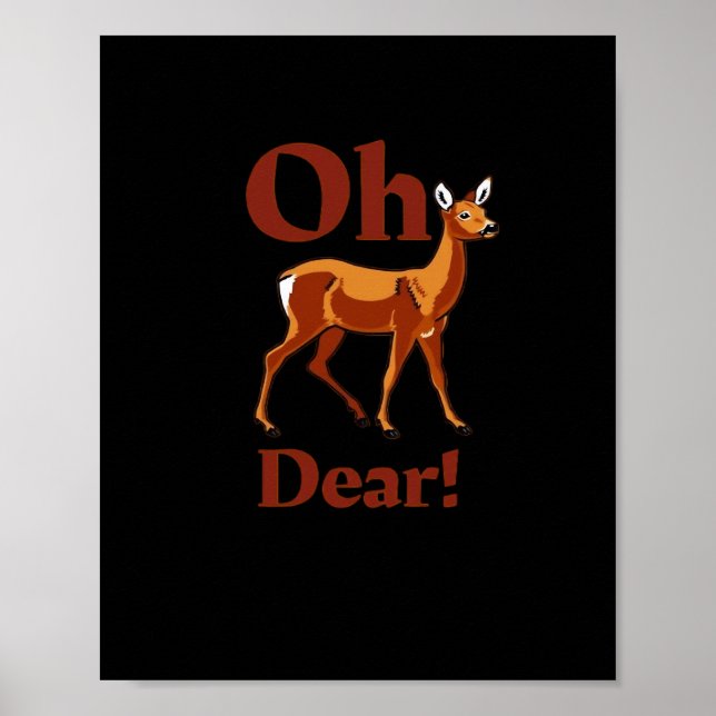 Åh Kära Trendig Ren Design  Poster (Framsidan)
