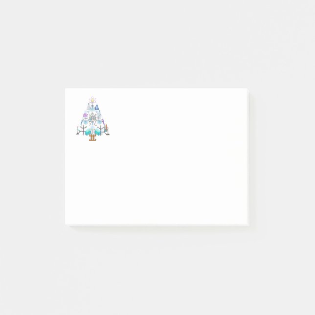 Åh kemi, Oh Chemist Träd Post-it Block (Framsida)