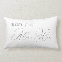 Åh Kom, låt oss ta hand om honom Grått Buffalo Pla Lumbarkudde