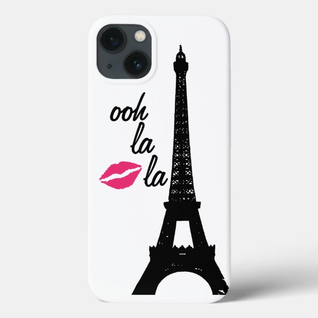 Åh, la! Eiffel Torn iphone case (Baksida)