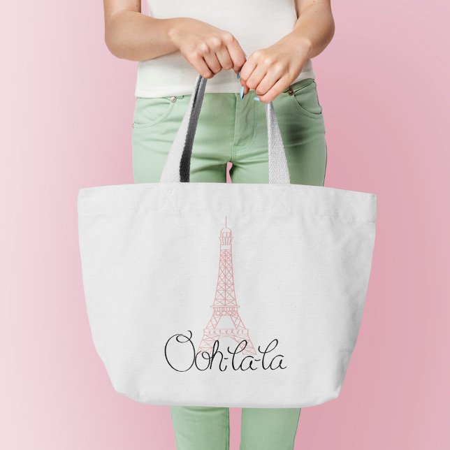 Åh, la! Eiffel Torn Jumbo Tygkasse (Skapare uppladdad)